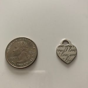 Tiffany and and C. "I Love You" Pendant